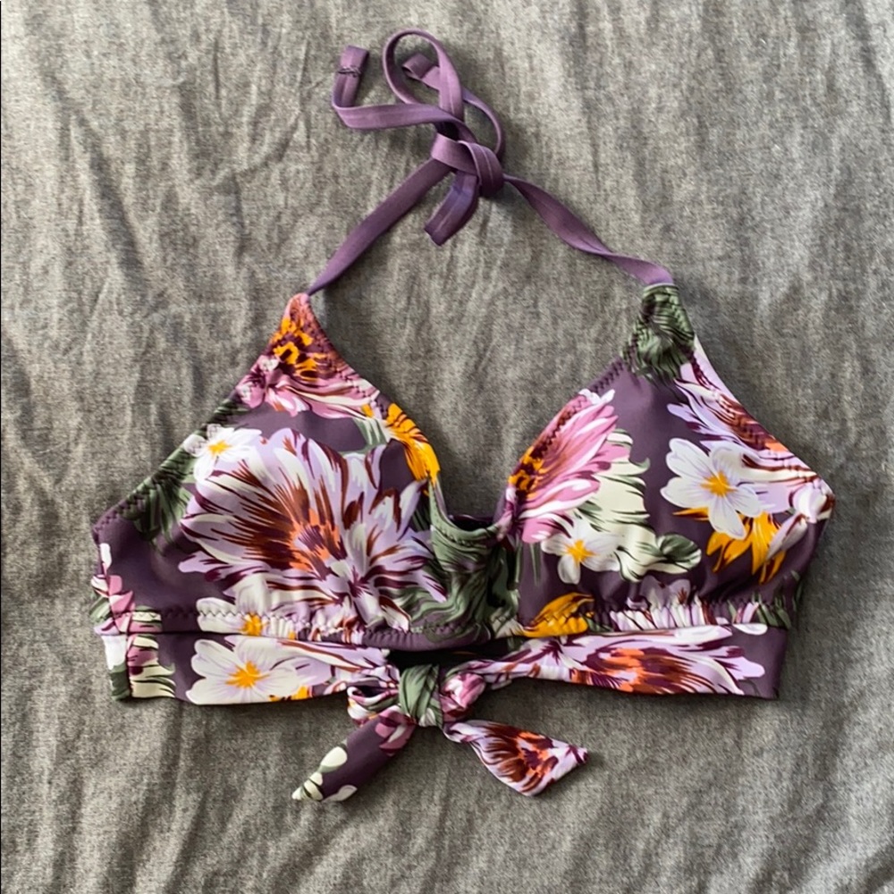 Kona sol purple Bikini top